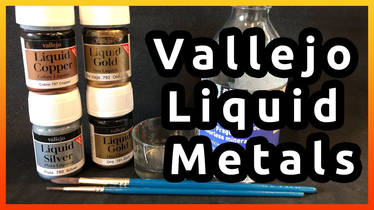 Trying Vallejo Liquid Metal Colours | Warhammer Miniature Painting Wargaming