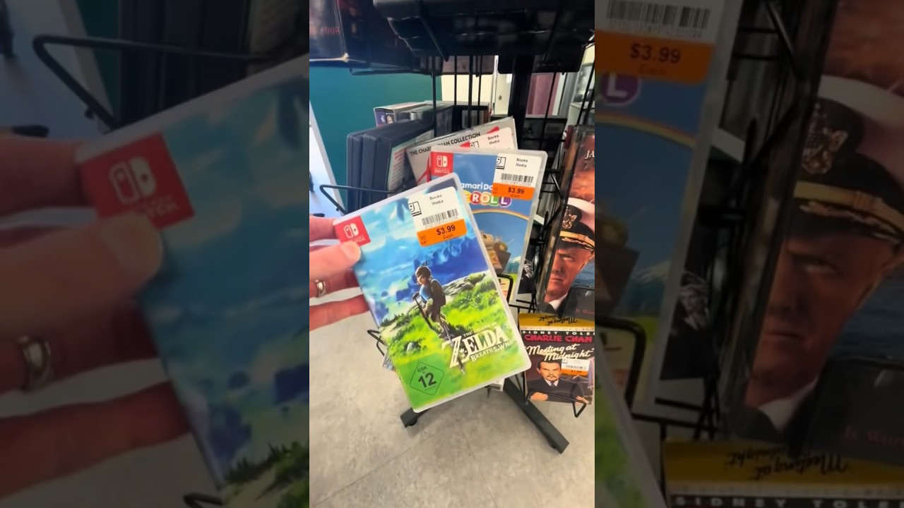 Finding Switch Games at Goodwill