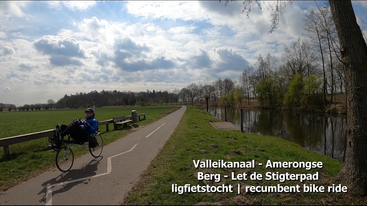 Valleikanaal - Amerongse Berg - Let de Stigterpad met de M5 ligfiets | recumbent bike ride