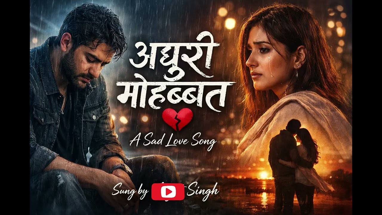 Adhuri Mohabbat | Heart Touching Song 2026 | AI Hindi Arjit Singh Style Song | Emotional Love Story
