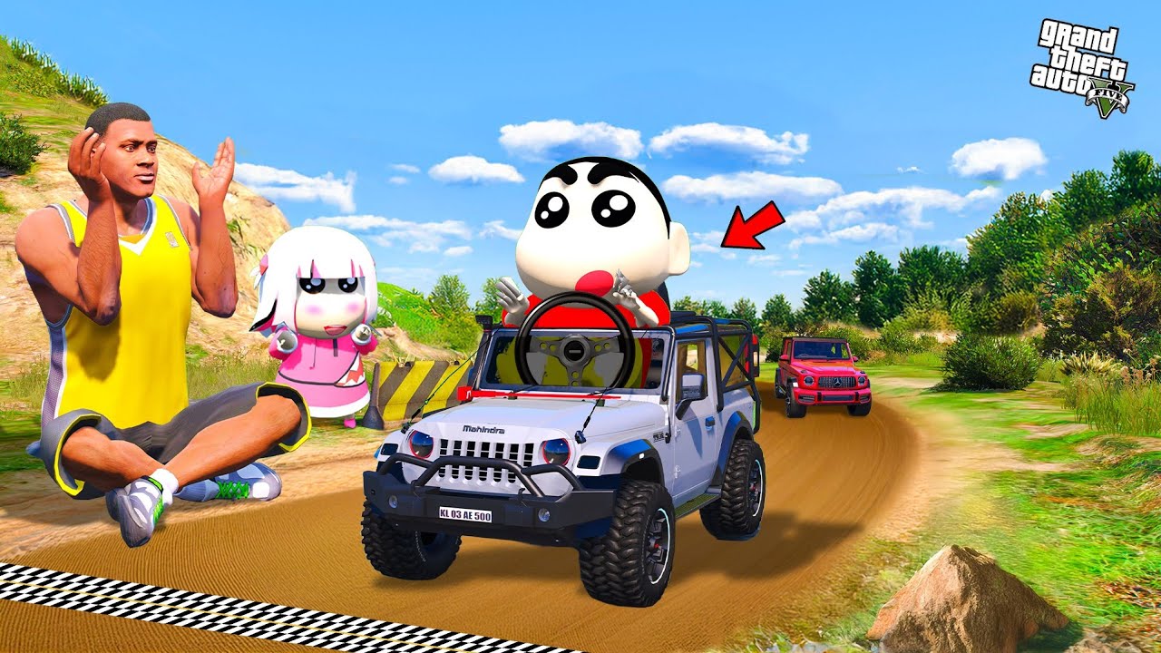 Shinchan & Franklin Buy Mini Rc Mahindra Thar Off-Road Car in GTA 5