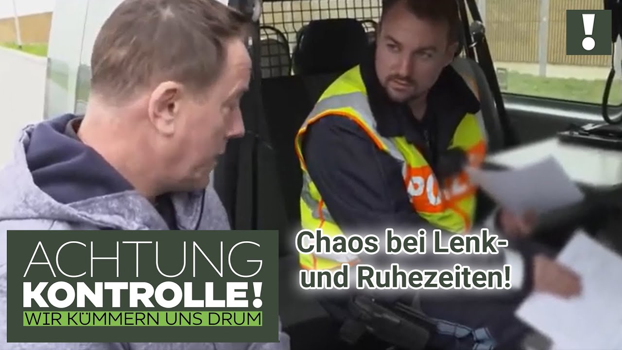 🚚 Alle Lenk- und Ruhezeiten richtig erfasst?! 🚚 3 LKW-Kontrollen | Achtung Kontrolle