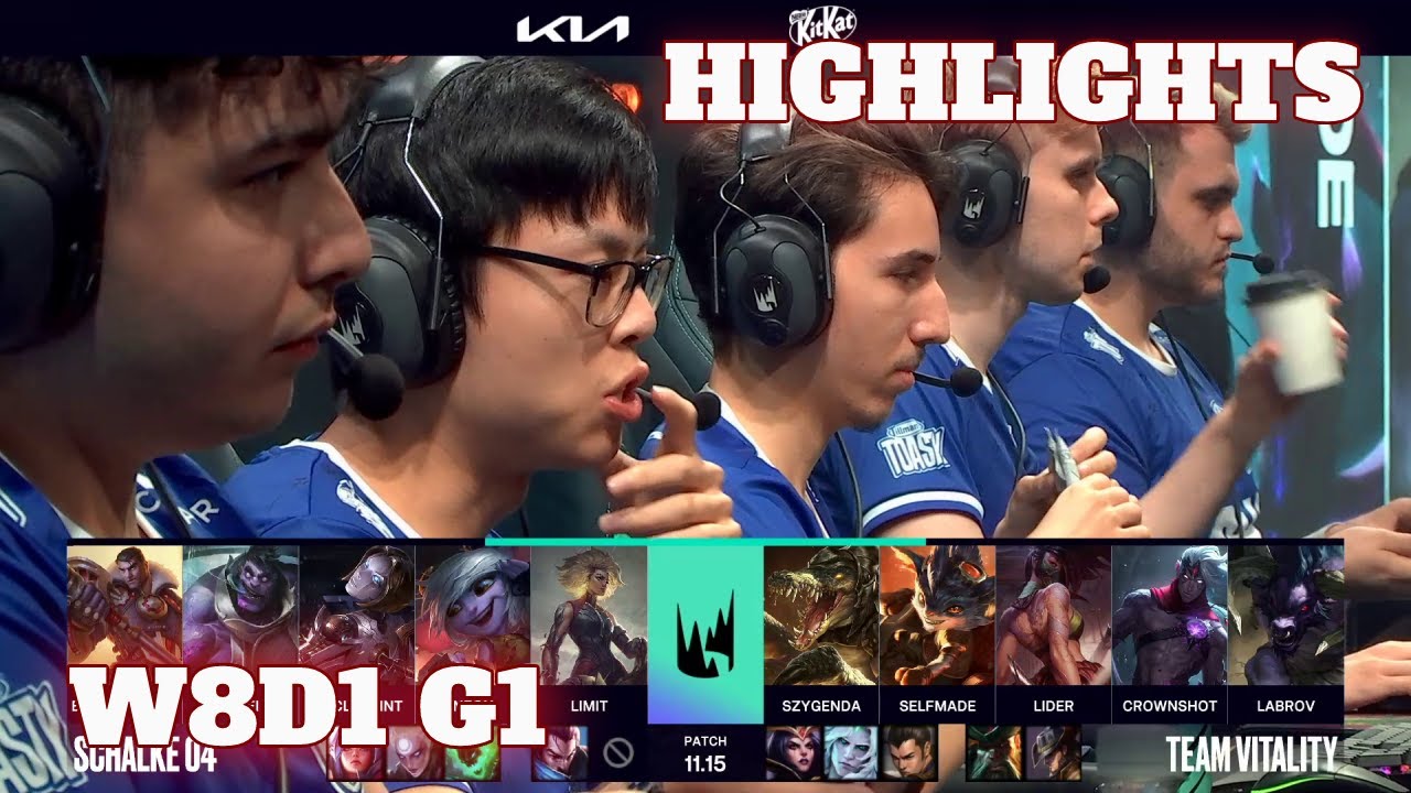 S04 vs VIT - Highlights | Week 8 Day 1 S11 LEC Summer 2021 | Schalke 04 vs Vitality