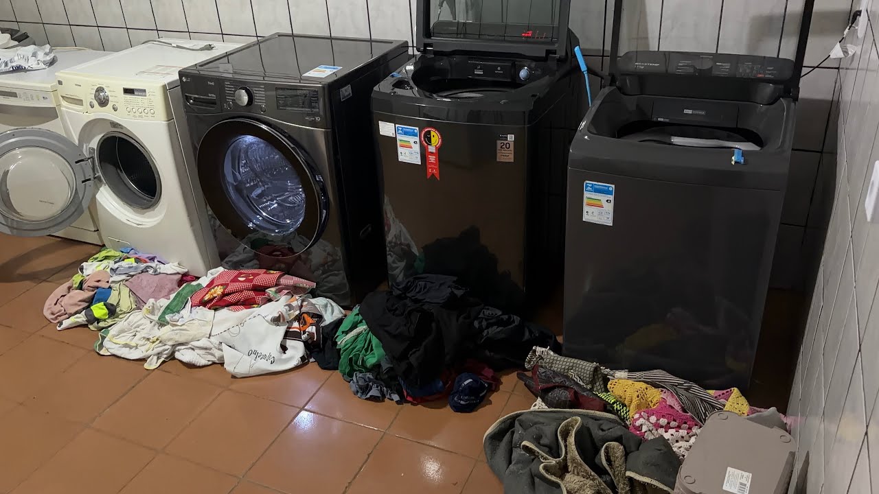 Lavanderia em funcionamento 🧺