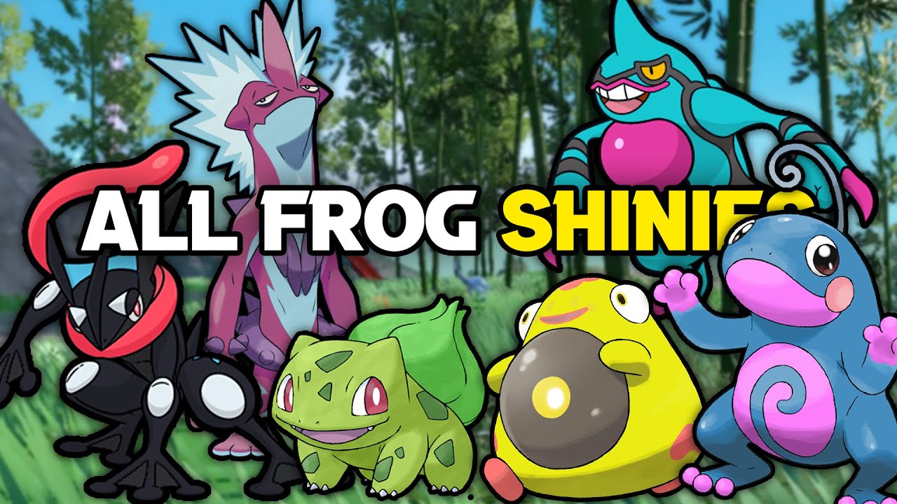 I Caught EVERY SHINY FROG Pokemon In Scarlet And Violet