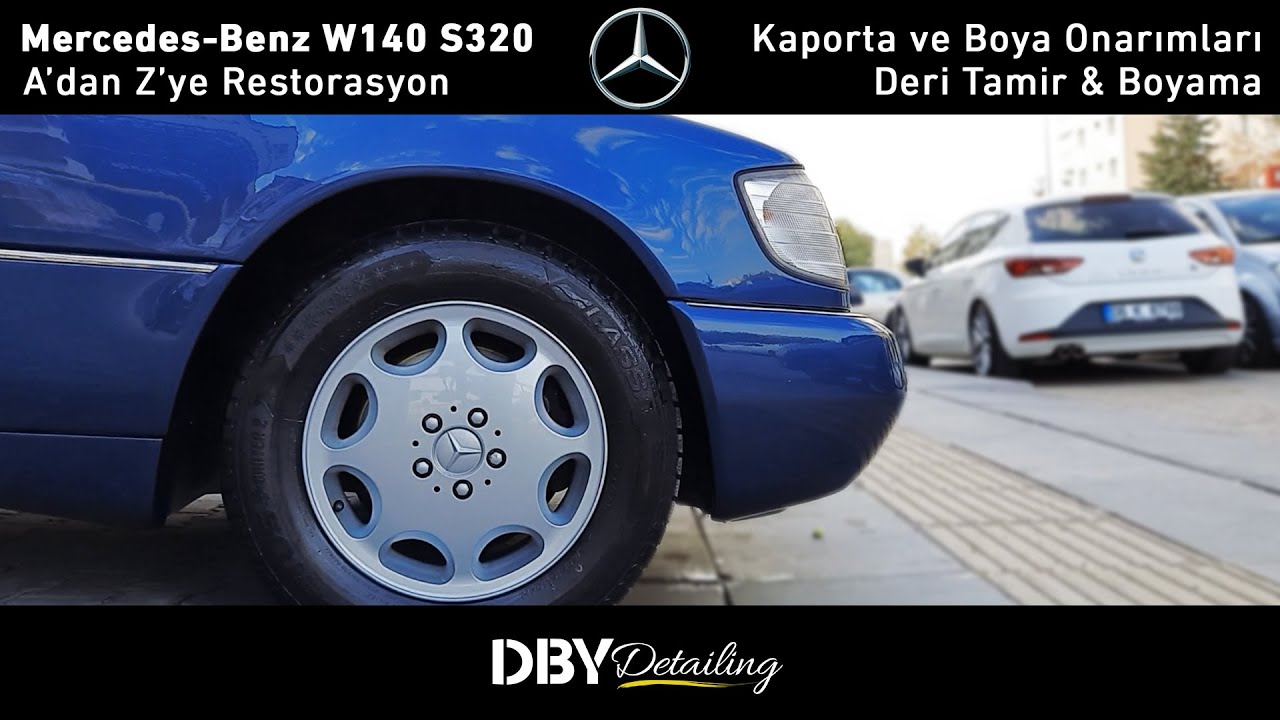 Yollara Dönüş! | Mercedes-Benz W140 S320 Restorasyon İşlemleri | Deri Onarım & Boya