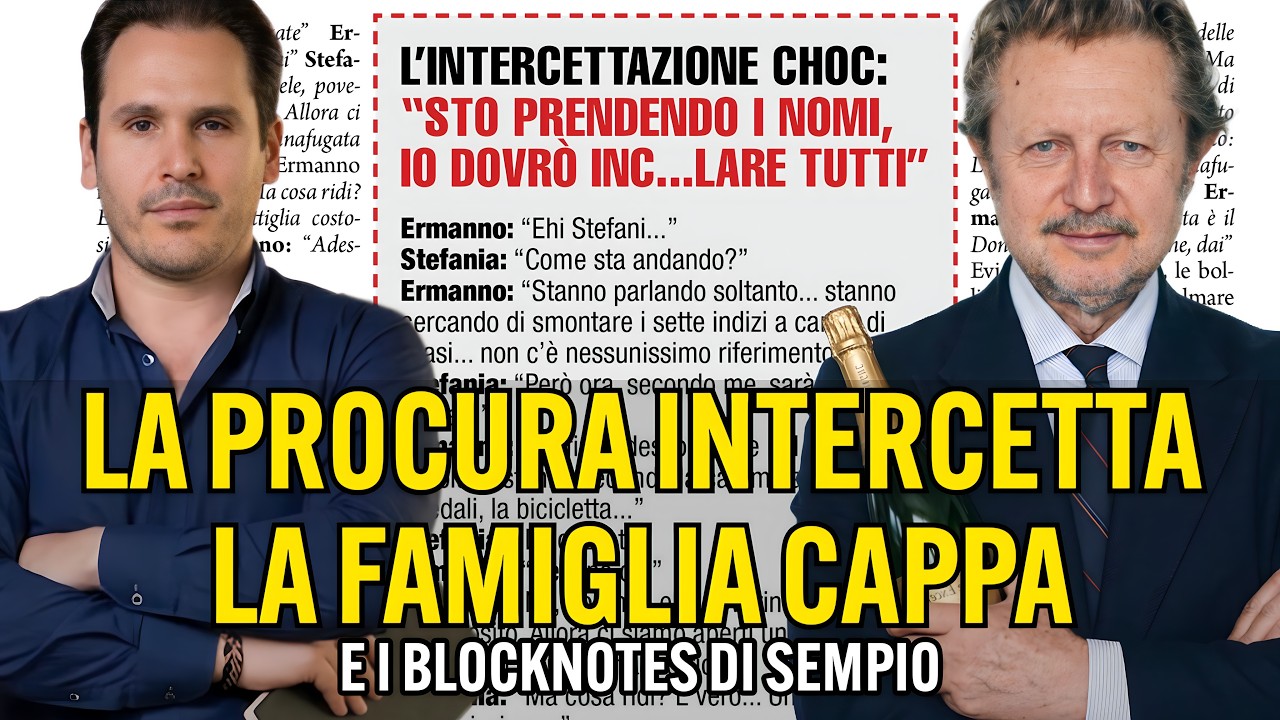 Esclusiva Garlasco: Le Intercettazioni dei Cappa del 2025 e copia dei blocknotes di Andrea Sempio