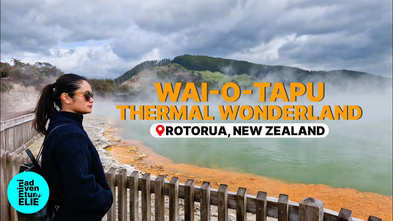Wai-O-Tapu Thermal Wonderland | Lady Knox Geyser | Mud Pools | Rotorua, New Zealand