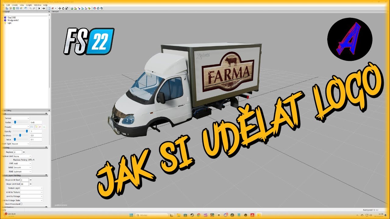 Jak si udělat logo🖼️ v Giant Editoru......        Farming Simulator 22