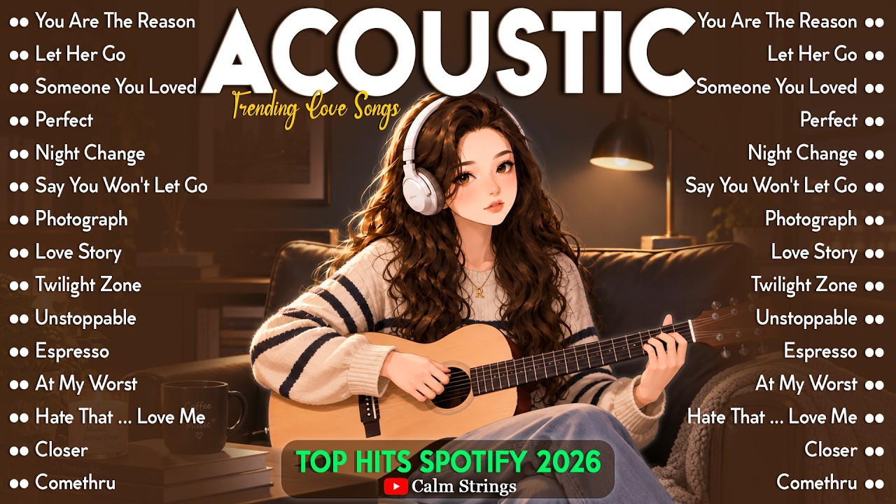 Chill & Unwind Music 🎶 Best Trending Pop Hits 2026 🌿Relaxing Acoustic Love Songs