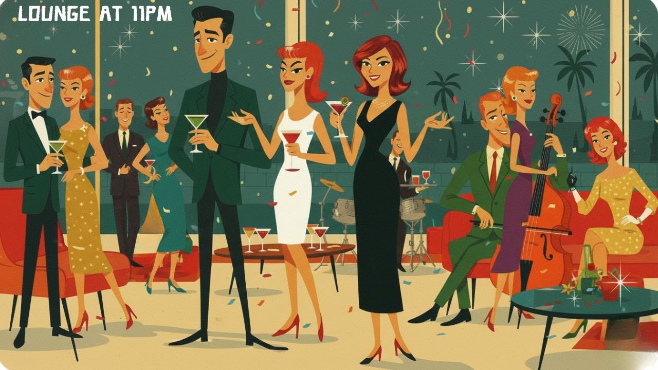 60's Atomic Cocktail Lounge Music | Lounge at 11PM Swing Jazz