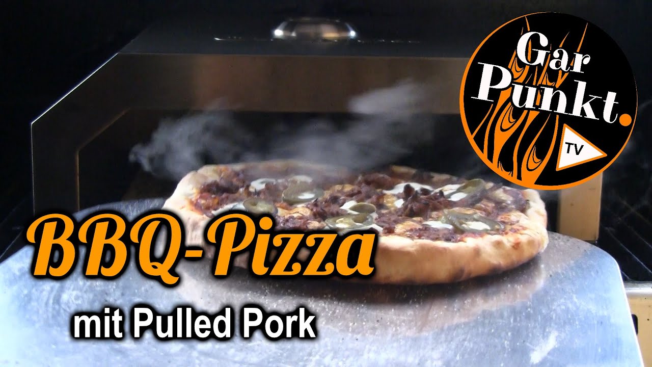 BBQ-Pizza mit Pulled Pork aus dem La Hacienda Firebox BBQ Pizza Oven - GarPunkt.TV #97