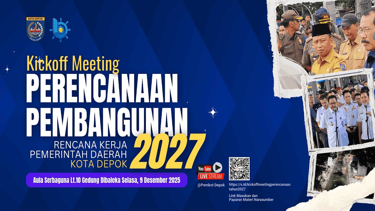 Kick Off Meeting Perencanaan Pembangunan Kota Depok Tahun 2027