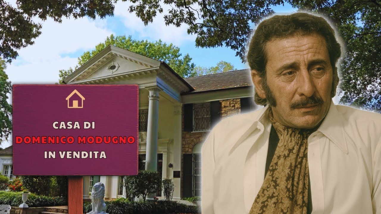 La casa abbandonata di Domenico Modugno: dove morì e il suo patrimonio netto.