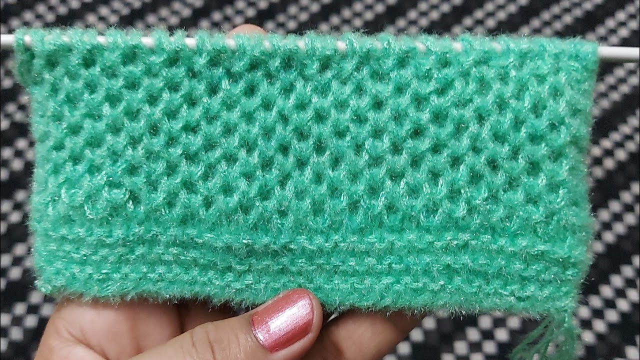 Honeycomb Design for special Gents and Baby's sweaters in very easy steps #676*21.