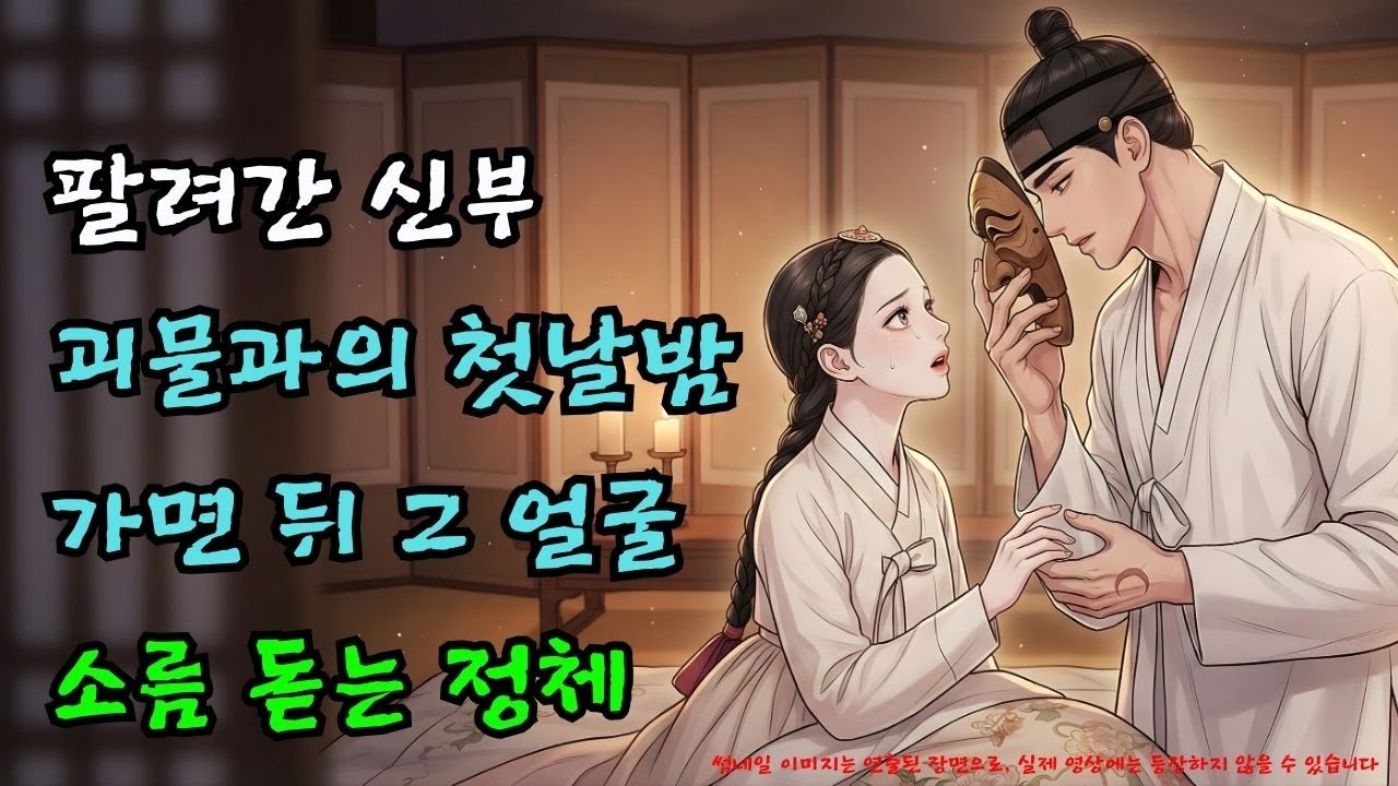 괴물이라 소문난 늙은 남편, 밤마다 가면 벗자 드러난 충격 정체 |야담·민담·전설·설화·옛날이야기·야사·오디오북