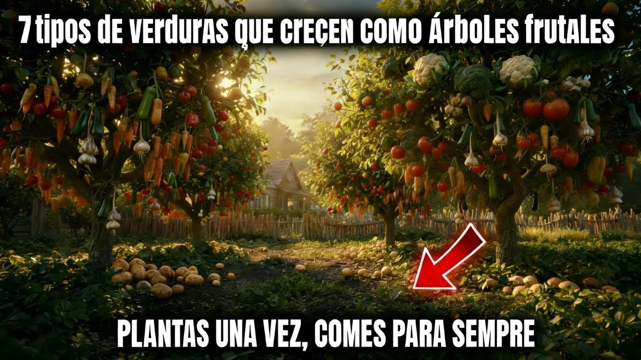 Estas 7 Verduras Crecen Como Árboles Frutales. Plántalas Una Vez, Come Para Siempre