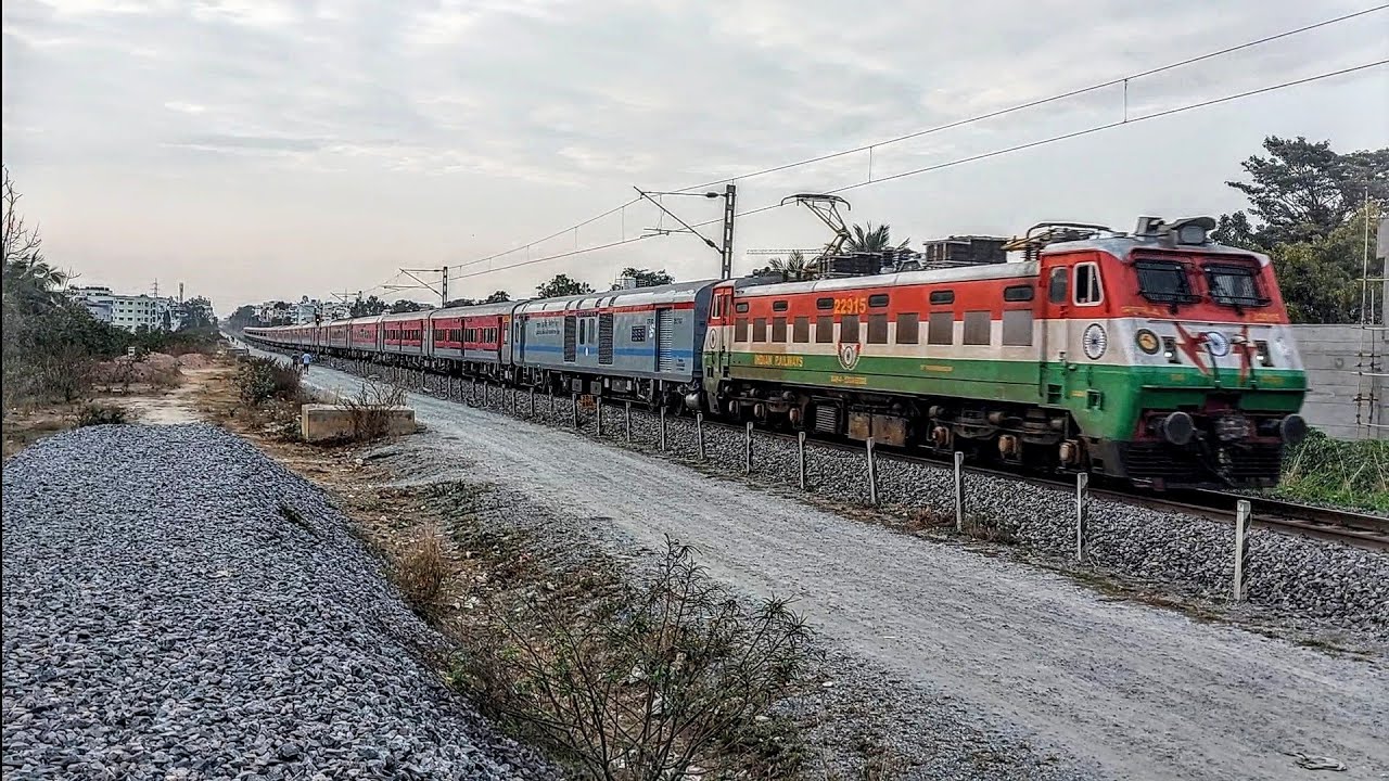 17235 SMVT Bengaluru Nagarcoil express gets LHB rake