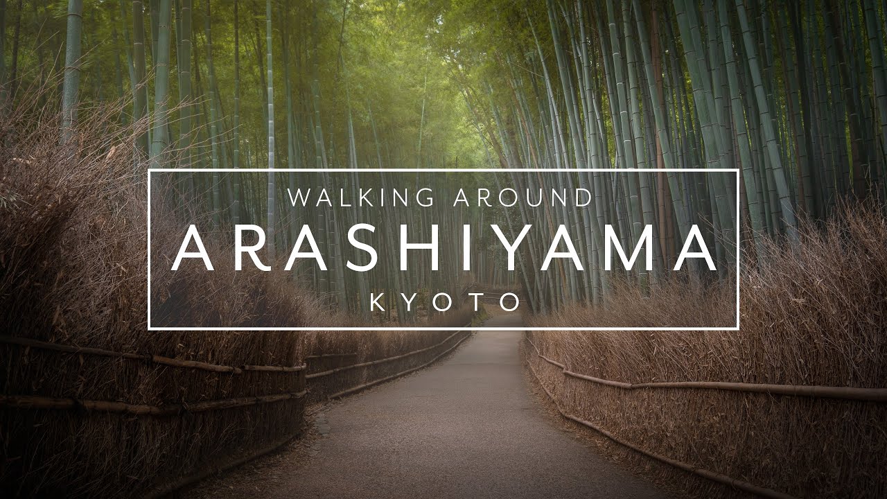 Walking around the Arashiyama Bamboo Forest in Kyoto | Japan Walk 4k