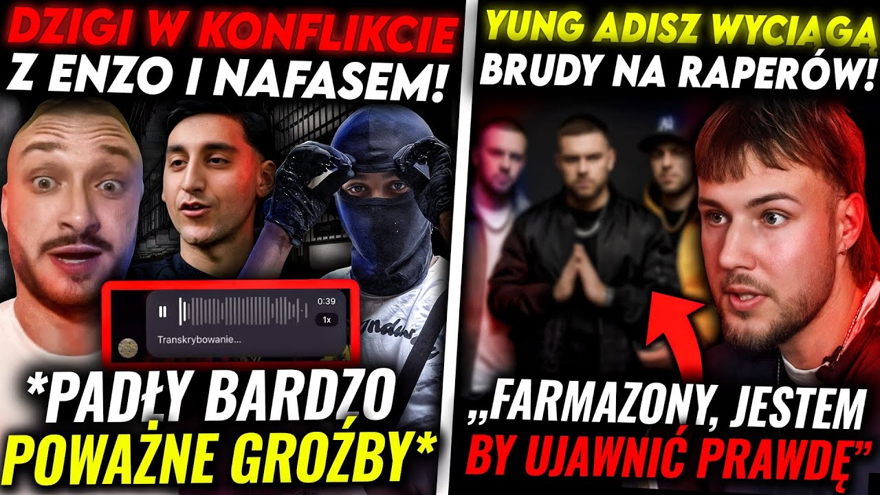 DZIGI SHARKS GROŹI OG ENZO I NAFASOWI! YUNG ADISZ ZNISZCZY RAPEROM KARIERY?!