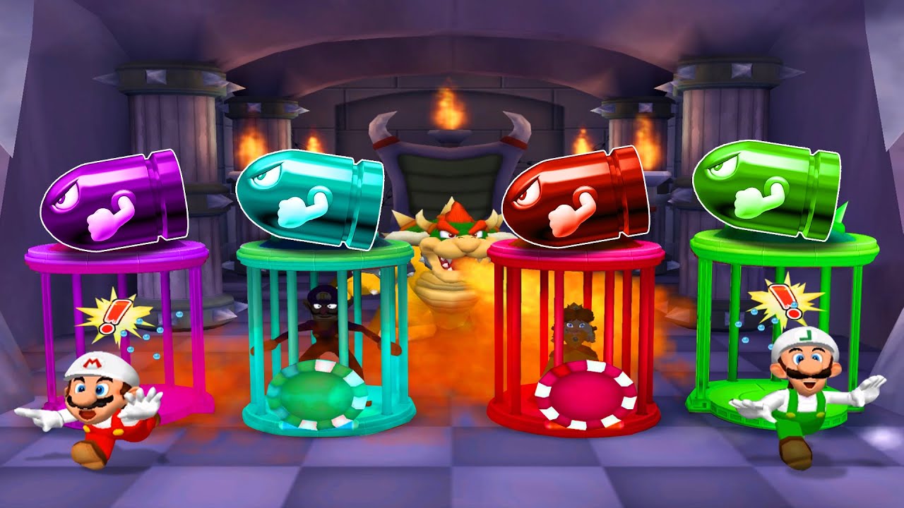 【マリオパーティ5】ミニゲームマリオVsヨッシーVsデイジーVsルイージ(CPU最強 たつじん)