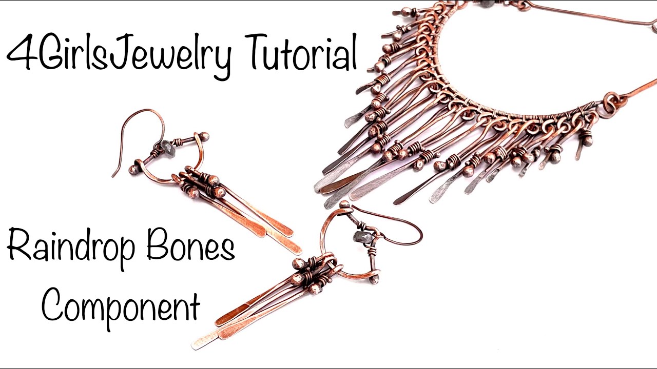 Jewelry Tutorial: Raindrop Bones Component