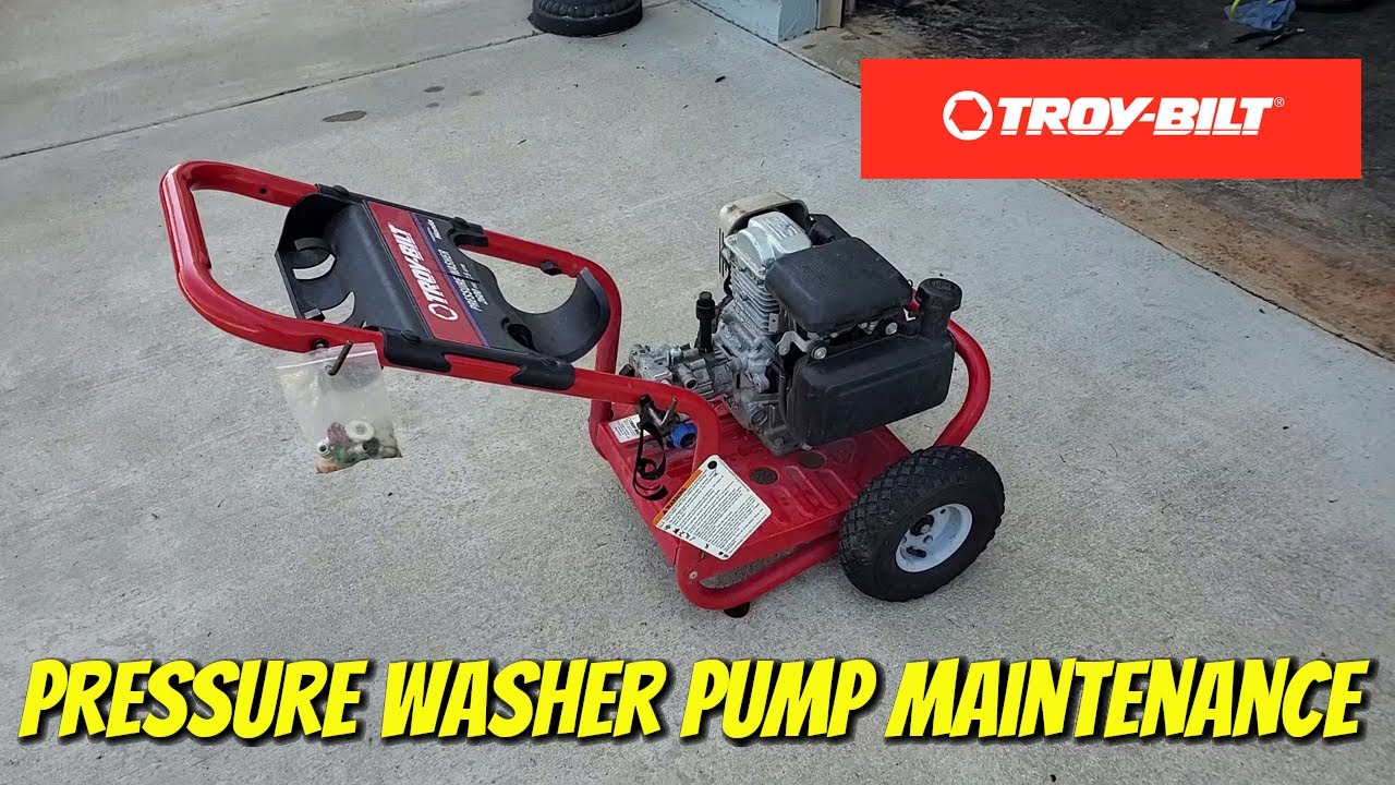 Troy-Bilt Pressure Washer Pump Repair