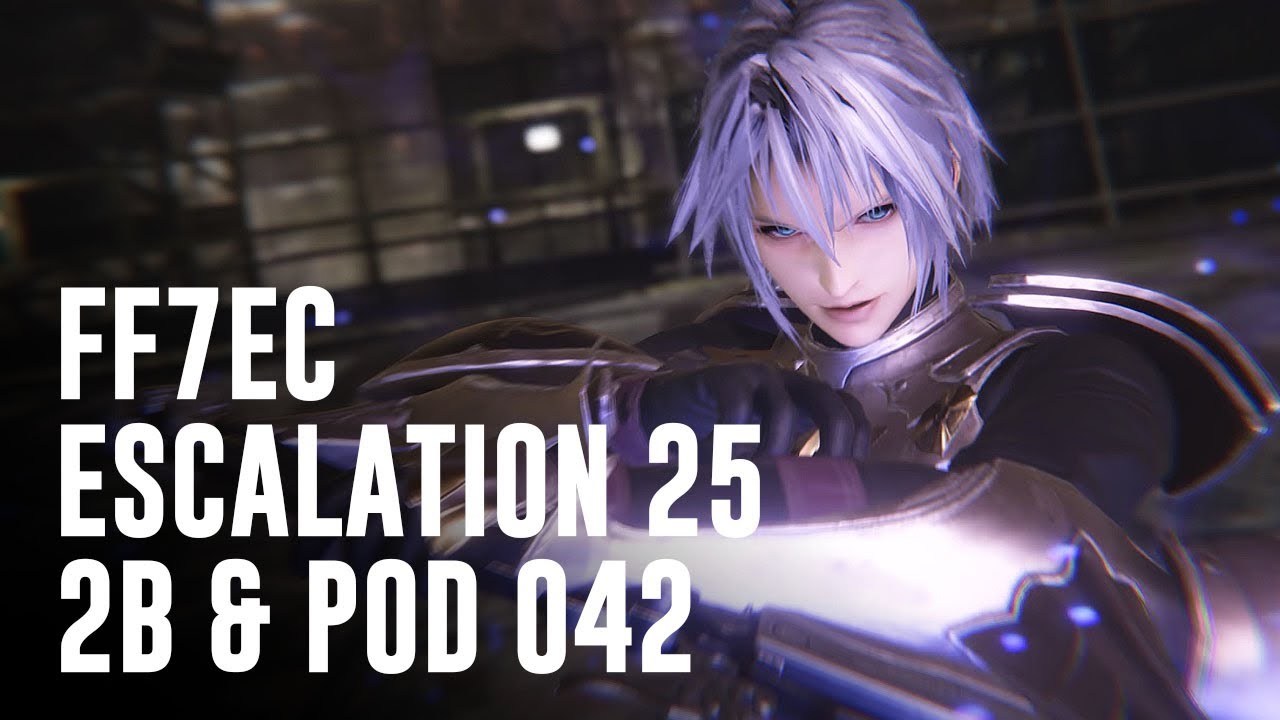 FF7 Ever Crisis Nier 2B & Pod 042 Escalation Challenge Lv 25 With Sephiroth