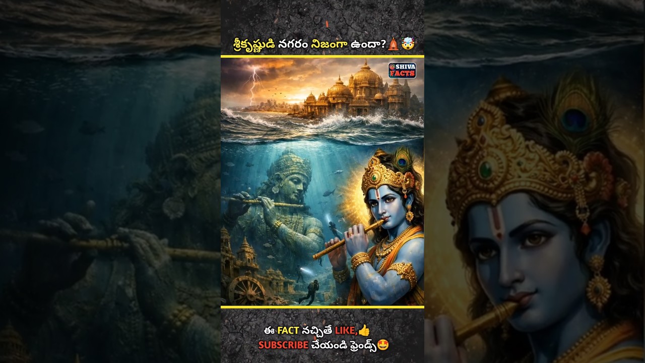 శ్రీకృష్ణుడి నగరం నిజంగా ఉందా?🛕 | Sri Krishna Dwaraka Mystery 