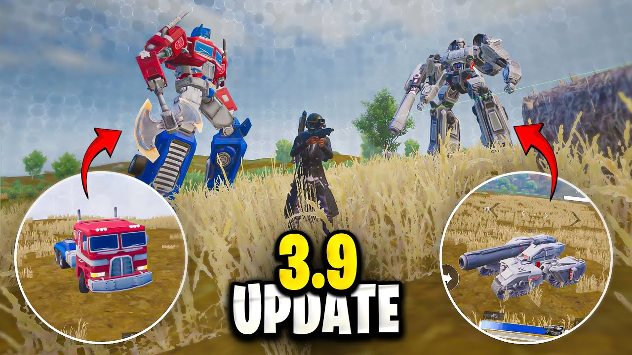 PUBG Mobile 3.9 Update: Full Breakdown & Transformers Mode Revealed!