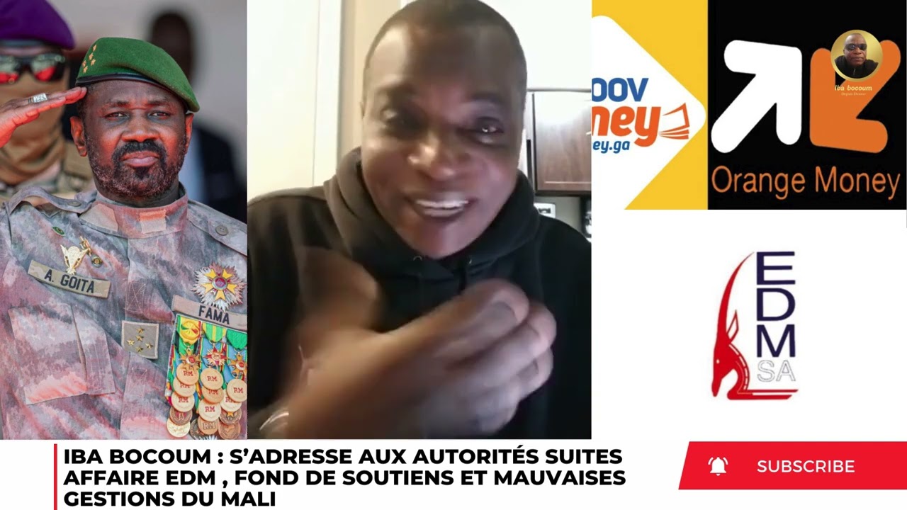 IBA BOCOUM : L’EDM INTROUVABLE ET AFFAIRE DE FOND DE SOUTIENS 