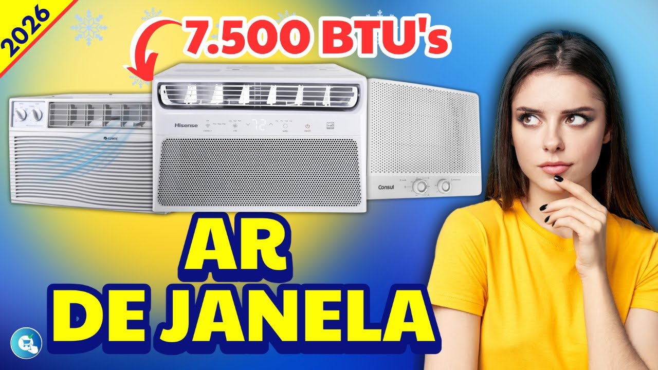 Qual o MELHOR AR CONDICIONADO DE JANELA? Top 4 Ar de Janela Que Valem a Pena p/ 2026!