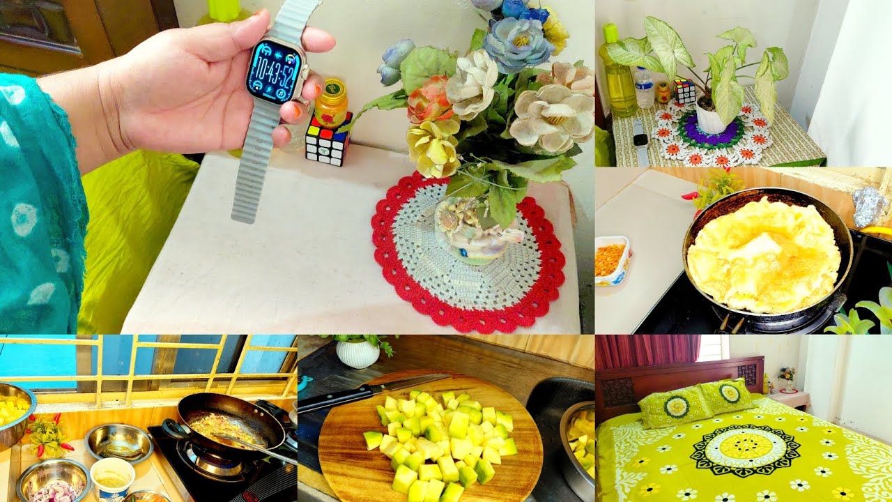 🛏️❤️বেডরুমটাকে নিজের মতো করে গুছিয়ে নিলাম,,🥘🌿সেই সাথে দুপুরে রান্না করে নিলাম,,Mom Limu's Dairy👩‍🍼