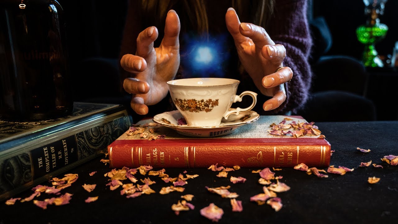 ASMR Tea Time | Let Me Make You Some Rose Tea | Witchy and Cinematic