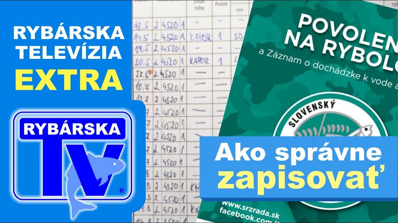 RTV EXTRA: O správnom zapisovaní vychádzky a privlastnených úlovkov s Rybárskou strážou 12/2022