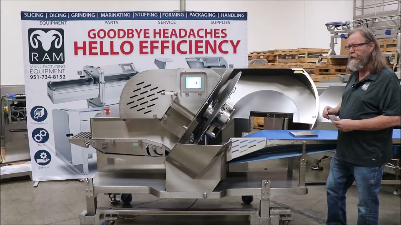 Nantsune JUPITER III (NUS-340 III) High-Speed Industrial Meat Slicer Demo | Skirt Steak + Pork Loin