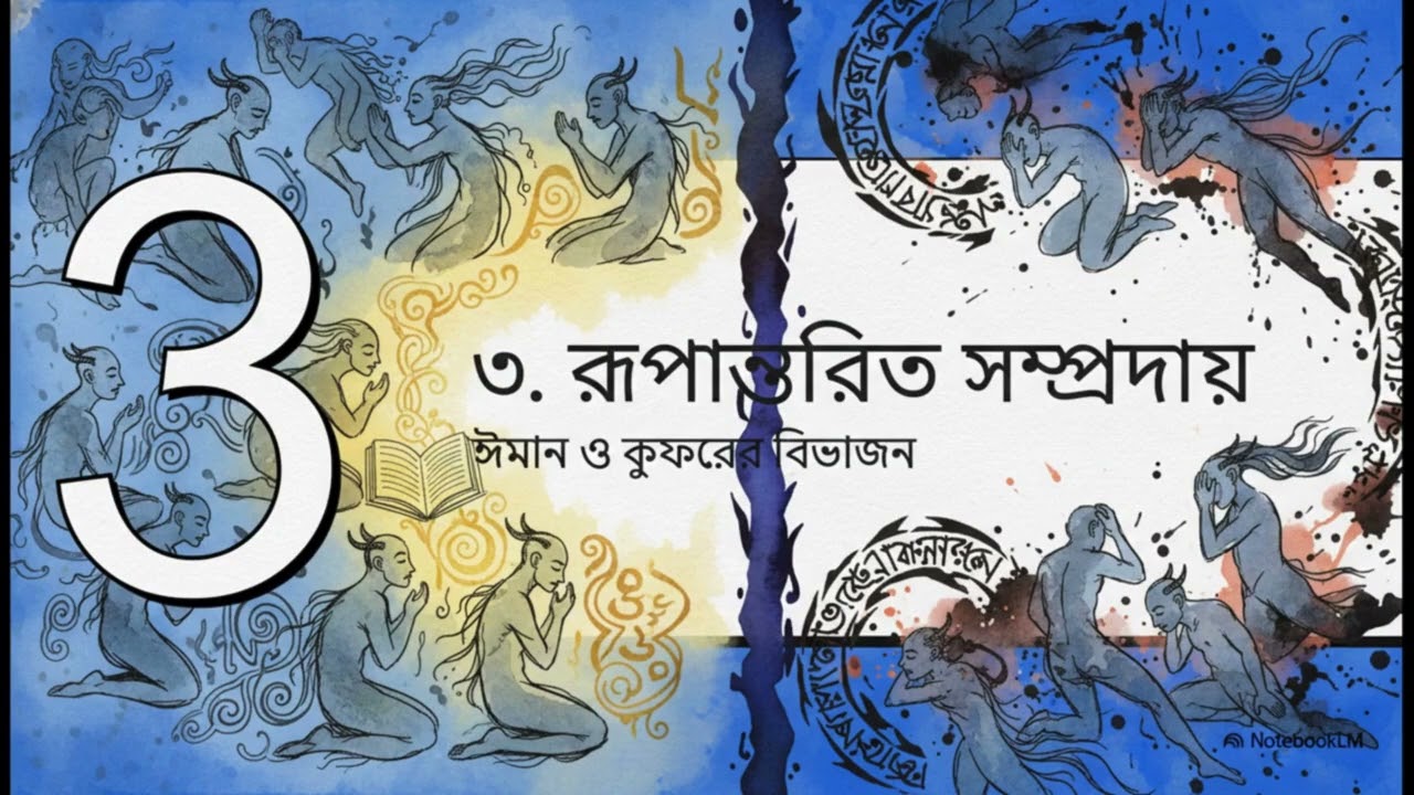 জিন হলো আল্লাহ তাআলার সৃষ্টি এক অদৃশ্য জাতি Jinn are an invisible race created by Allah.