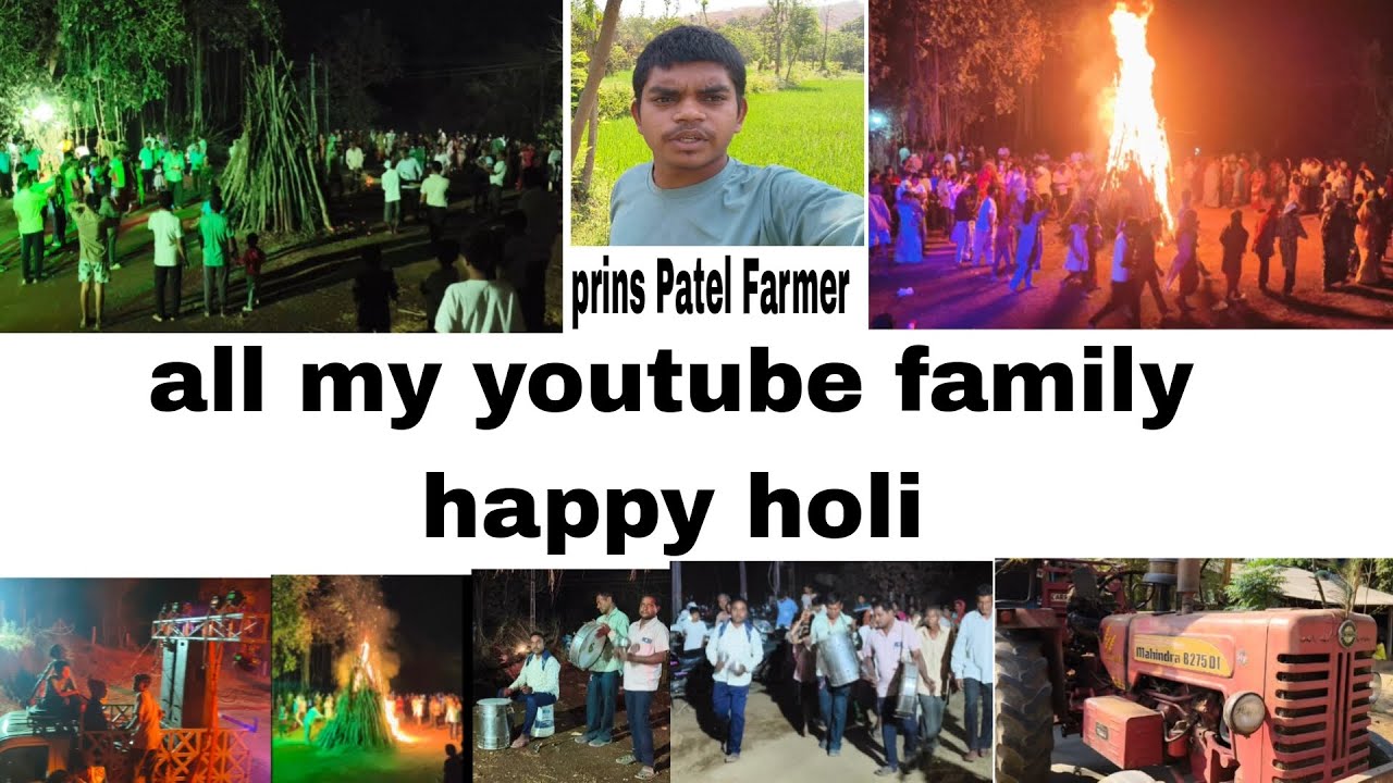 આજે તો હોળી ની તૈયારી કરવા ગયા // All my youtube family happy holi @prins Patel Farmer 