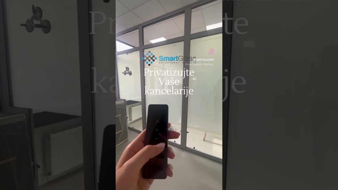 SmartGlass PRIVATNOST NA KLIK - pametna folija za moderne kancelarije