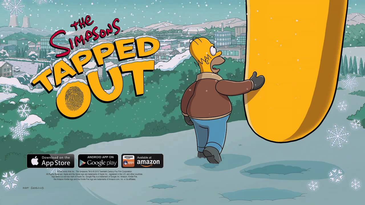 The Simpsons: Tapped Out - Holiday Update Trailer 2013