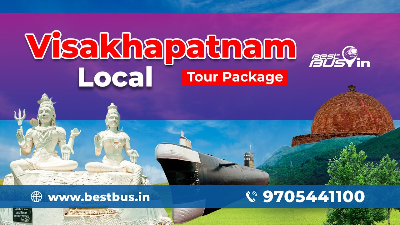 APTDC Visakhapatnam City Tour Package | Kailasagiri, Simhachalam, Submarine Museum, Rushikonda Beach