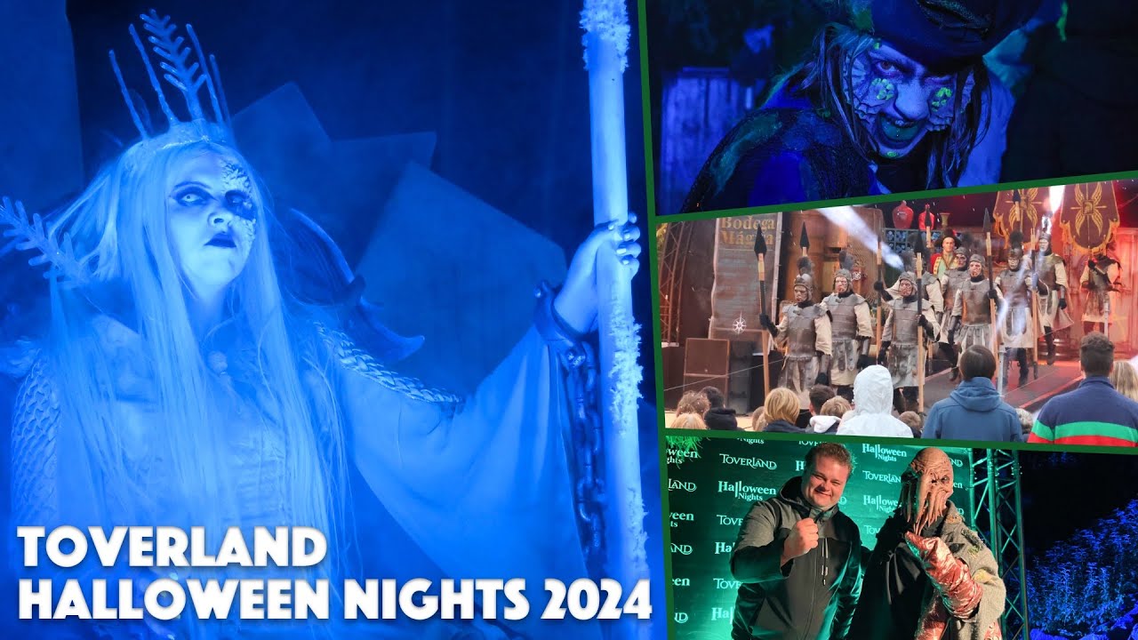 Toverland Halloween Nights 2024! - Alle scare zones en spookhuis!