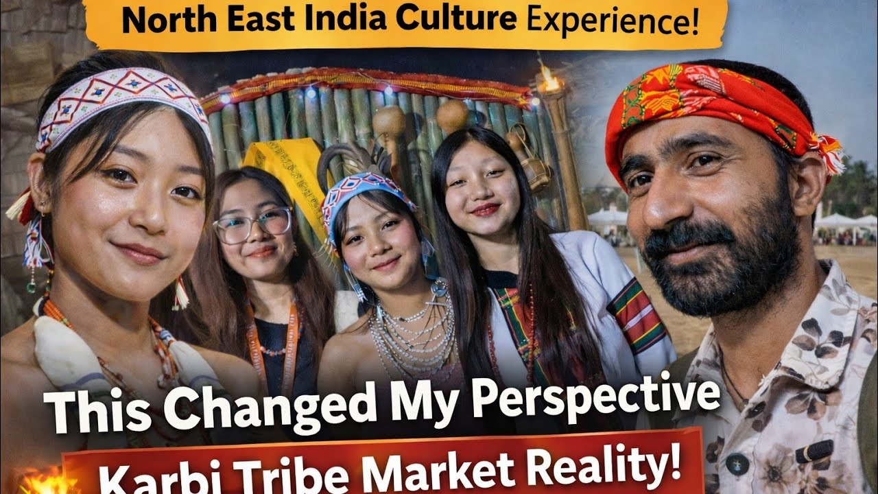 ASSAM Tribal Market 😳 Itni Friendly Girls? Karbi Culture Shock!