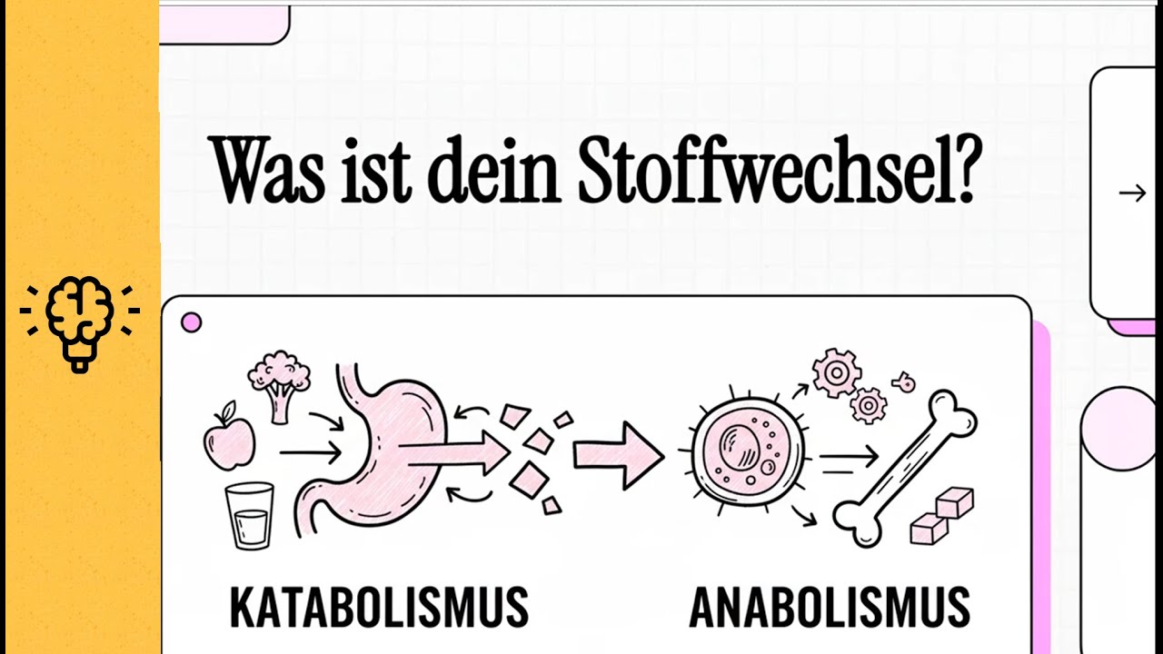 Der Stoffwechsel | EINFACH ERKL&Auml;RT
