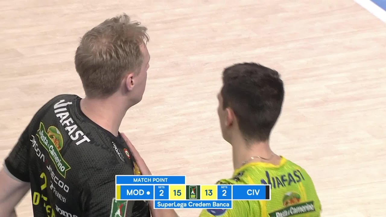 Cucine Lube Civitanova vs. Valsa Group Modena - Superlega Credem Banca VBTV Match Highlights