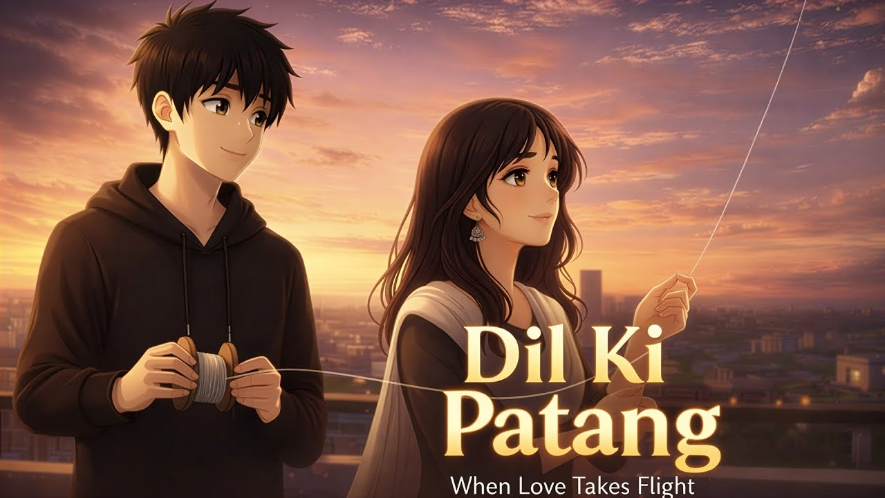 🎶 Dil Ki Patang (दिल की पतंग) 🪁 | Anime Cinematic Original Song | Makar Sankranti Special