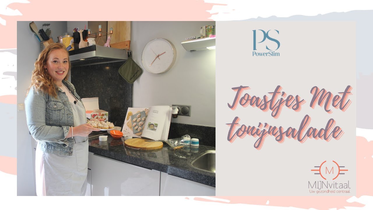 PowerSlim Recept | Toastjes met tonijnsalade | PowerFIT koken