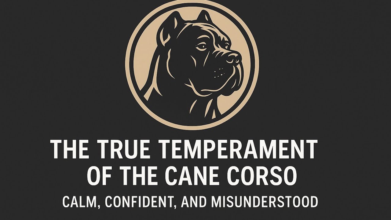 The True Temperament of the Cane Corso | Calm, Confident, and Misunderstood @thecanecorsochannel