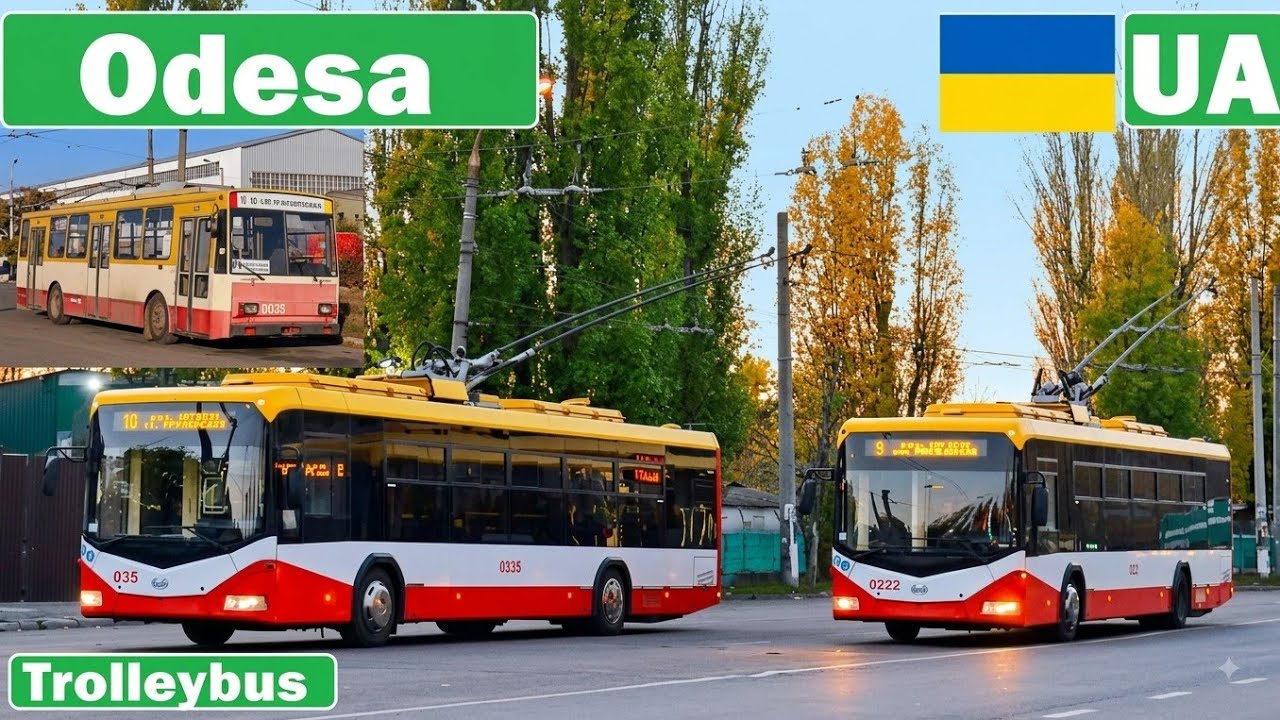 🇺🇦 ODESSA TROLLEYBUS 2020 | Одеський тролейбус【4K】