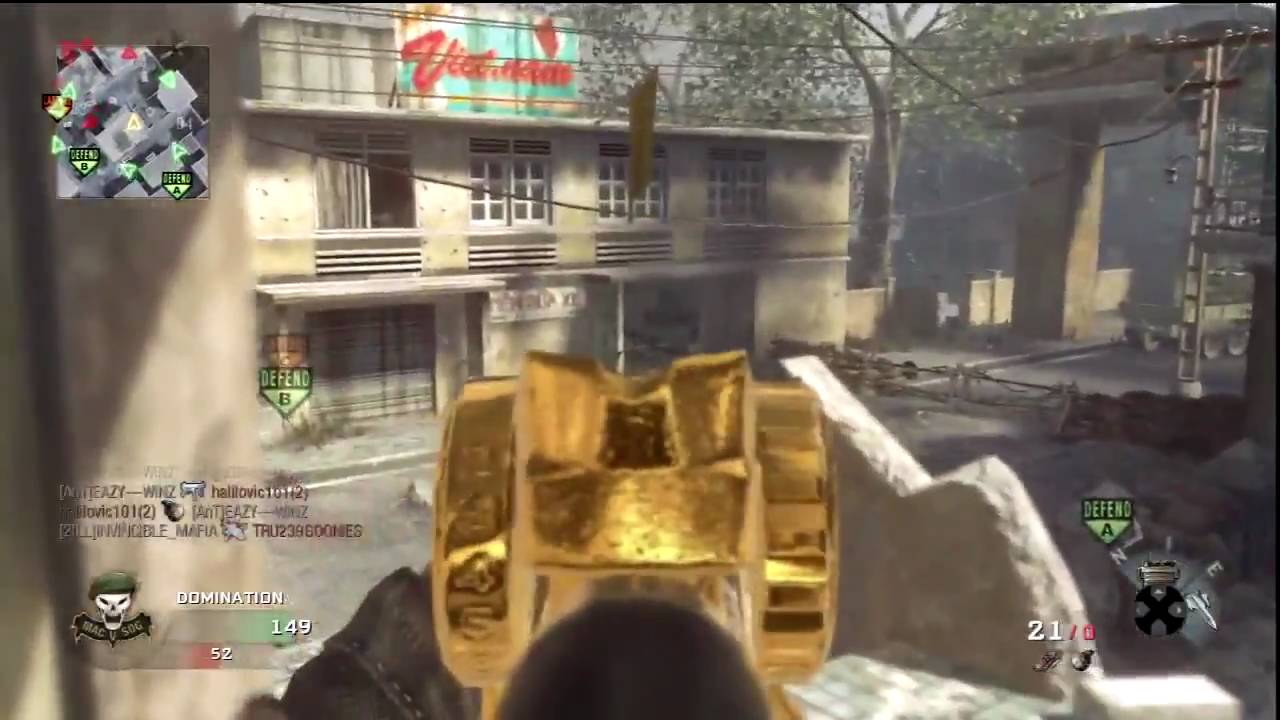 Black Ops Gold HK-21 50+ Kill Domination Gameplay